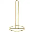 Gold Paper Towel Holder Countertop, OBODING, Kitchen Paper Towel Stand Holder for Kitchen Organization and Storage, Paper Towel Holders for Standard and Large Size Rolls (Gold)