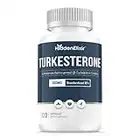 Turkesterone 500mg Complex Enhanced Bioavailability - Natural Anabolic Muscle Builder - Ajuga Turkestanica - Promotes Strength, Endurance & Muscle Growth (120 Capsules)