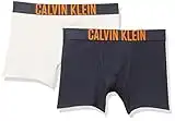 Calvin Klein 2Pk Boxer Brief Slip, Navyiris/Pvhwhite, 14-16 Years Bambino