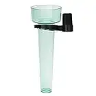 KINGLAKE Outdoor Rain Gauge with Holder Plastic Rain Collector for Garden Farm, Light green