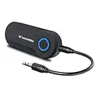 Transmisor Bluetooth,Transmisor Bluetooth 5.0 de Audio Portátil Inalámbrico para Dispositivos de 3.5 mm Adaptador de Audio para TV, PC,Sistema Estéreo Doméstico