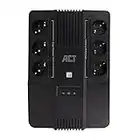 ACT Back-up USV Unterbrechungsfreie Stromversorgung Line Interactive, 600VA Batterie UPS Power Supply, (6 Schuko Ausgänge, Überspannungsschutz), AVR – AC2300