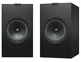 KEF Q350 Schwarz Lautsprecher Paar, HiFi | Heimkino | Regallautsprecher | Boxen | Stereo | High End | 2-Wege