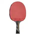 STIGA Raptor Performance Ping Pong Paddle - 7-ply Carbon Fiber Blade - 2mm Premiere Sponge for a Larger Sweet Spot - Flared Handle for Increased Control - Performance Table Tennis Racket