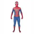 CEMDER Superhero Cosplay Halloween Costume Spandex Onesie The Amazing Spider Bodysuit, 120