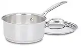 Cuisinart 719-14 Chef's Classic-Cacerola de Acero Inoxidable de 1 Cuarto con Cubierta Stainless-Cookware-Collection