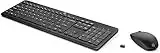 HP 230 Wireless Keyboard and Mouse Combo Set, 2.4 GHz Wireless USB-A Nano Receiver, Up to 1600 dpi, Up to 16 Months Battery Life - Black