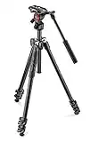 Manfrotto MK290LTA3-V Kit 290 Light con Testa Fluida Video, Nero