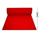 vidaXL Tapis pour Exposition Rouge Décoration Mariages Fêtes Spectacles