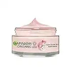 Garnier Youth Organic Rosy Glow 3 in1 Youth Cream with Rosehip Seed Oil, White, 50 ml (Pack of 1)