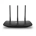 TP-Link Router WiFi TL-WR940N Velocidad inalámbrica de hasta 450 Mbps, banda WiFi de 2,4 GHz, 5 puertos (Ethernet de 4 puertos), 2 antenas externas, soporte de control parental