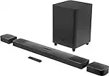 JBL BAR 9.1 True Wireless Surround, Soundbar Bluetooth con Subwoofer e Altoparlanti Wireless per TV e PC, Telecomando, Dolby Atmos, HDMI, Connessione Ottica, Ultra HD 4K Pass through, 820 W, Nero