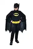 Ciao - Batman Dark Knight Costume original DC Comics, Noir, 5-7 ans/110 cm