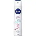 NIVEA Déodorant Atomiseur Fresh Flower 0% Aluminium 150 ml