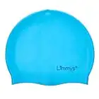 Limmys Kids Cuffia Piscina - Cuffia Piscina Bambina e Bambino al 100% in Silicone - Cuffia Nuoto di Qualità Superiore, Elastica e Comoda - Disponibile in Tanti Colori Diversi (Azzurro)