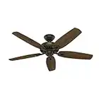 Hunter Fan Company 53242 Builder Elite Energy Star 52-inch Ceiling Fan with five Harvest Mahogany / Brazilian Cherry Reversible Blades