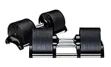 2x 32KG Adjustable Dumbbells Pair Solid Steel SilverBack Weight Set Affordable Dumbells Adjustable Weights Space Saver Dumbbells for Home 64KG (32KGx2)