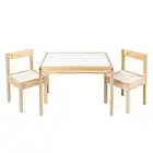 IKEA KidTable, Table and 2 Chairs, White