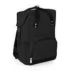 ONIVA - a Picnic Time brand - OTG Roll-Top Cooler Backpack - Hiking Backpack Cooler - Soft Cooler Bag, (Black)