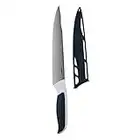 Zyliss E920209 Comfort Carving Knife | 18.5cm/7.25in | Japanese Stainless Steel | Black/White | Kitchen Knife/Meat Knife | Dishwasher Safe | 5 Year Guarantee