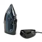 PIFCO Cordless Steam Iron - 2400W Detachable Base & Ceramic Coated Soleplate - Anti-Drip & Anti-Calc Function - 300 ml Water Tank - Steam Iron Handheld With Dry/Steam/Spray/Burst Steam Functions