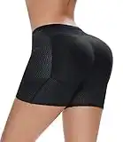 SEXYWG Womens Butt Lifter Padded Panty Shapewear Hip Enhancer Underwear Body Shaper Boyshorts Black