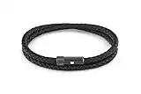 Tommy Hilfiger Jewelry Armband für Herren aus Leder Schwarz - 2790262S