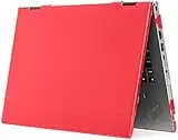 mCover Case Compatible for 2019~2021 14" Lenovo ThinkPad X1 Yoga Gen 4 / Gen 5 Series 2-in-1 Notebook PC ONLY (NOT Compatible with Any Other Lenovo Models ) - Red