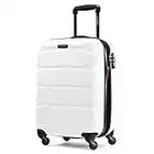 Samsonite Omni PC Hardside Erweiterbares Gepäck, Weiß, 3-Piece Set (20/24/28), Omni PC Hartschalengepäck erweiterbar mit Spinnrollen