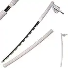 Sword Valley Demon Slayer Cosplay Anime Schwerter, handgefertigte Katana Samurai Schwert Stahlklinge-Hashibira Inosuke