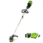 Greenworks 16-Inch 80V String Trimmer, 2.0Ah Battery & Charger Included ST80L210