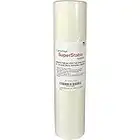 Superpunch White Adhesive Peel & Stick Tear Away Stabilizer for Embroidery - 12-inch x 10-Yard Roll, SuperStable Machine Embroidery Stabilizers Backing 2.0 oz for Hoop Less Embroidery, Made In USA