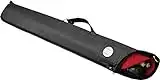 Casemaster Billiard/Pool Cue Soft Vinyl Case, Holds 1 Complete 2-Piece Cue (1 Butt/1 Shaft)