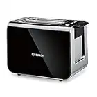 Bosch Styline TAT8613GB 2 Slot Stainless Steel Toaster with variable controls - Black