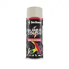 Den Braven, Pintura Acrílica en Spray Multiusos de Uso Profesional y Doméstico, Para interiores y exteriores, Secado rápido y Acabado Brillante, Supercolor, Gris Guijarro RAL 7032, Bote 400 ml