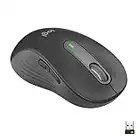 Logitech Signature M650 L Left Wireless Mouse - For Large Sized Left Hands, 2-Year Battery, Silent Clicks, Customizable Side Buttons, Bluetooth, for PC/Mac/Multi-Device/Chromebook - Graphite