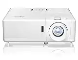 Optoma UHZ50 Smart 4K UHD Laser Home Theater Projector | 3000 Lumens | HDR Adjustment Options | Cinematic Color | Flexible Installation 1.3x Zoom & Vertical Lens Shift | Works with Alexa & Google