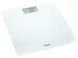 Ozeri ZB18-W Precision Digital Bath Scale (400-Pounds Edition), in Tempered Glass with Step-On Activation, White