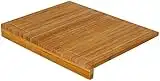 D,casa - Tabla Cortar Corte Cocina con Soporte Madera Bambu 45x34x3,5 cm