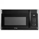 30 Inch Over the Range Microwave Oven, GASLAND Chef OTR1902B Over the Stove Microwave with 1.9 Cu. Ft. Capacity, 1000 Watts, 300 CFM Exhaust Fan and LED Light, 13.5" Glass Turntable, Black