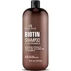 Botanic Hearth Biotin Shampoo with Ginger Oil & Keratin - for Hair Loss and Thinning Hair - Promotes Hair Growth, Sulfate & Paraben Free, for Men and Women - 16 fl oz