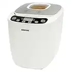 Geepas Automatic Bread Maker, 550W | Gluten Free Digital Bread Maker Machine, Homebake 1.5LB, 12 Preset Functions Fastbake | 2 Loaf Sizes & 3 Crust Control | 13 Hours Delay Non-Stick Bread Pan, White