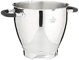 Kenwood KAT911SS bol à mélanger, bol en inox de 6,7 litres COOKING CHEF SS BOWL, accessoires pour robot culinaire