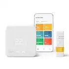 tado° Kit Base – Termostato Intelligente Cablato V3+ – Termostato digitale per caldaia – Cronotermostato – Termostato intelligente, compatibile con Alexa, Siri e Google Assistant