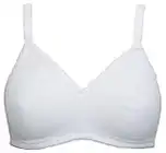 Ex-Store Soutien-gorge d'allaitement sans armature, style T-shirt - Blanc -