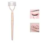 Brosse pour Cils, Peigne à Cils, Brosse à sourcils avec Couvercle de Protection, Durable Maquillage Pratique pour outils（rose）