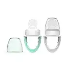 Dr. Brown's Fresh First Silicone Feeder, Mint & Grey, 2 Pack