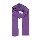 Colours & Beauty Sciarpa Donna Tinta Unita colore Viola | Maxi Sciarpa Donna e Uomo Invernale | Scialle Donna | Sciarpone Donna Inverno | Sciarpa Donna Invernale | Pashmina Donna