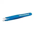 Tweezerman Bahama Blue Stainless Steel Mini Slant Tweezer