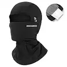 ROCKBROS Ski Mask with Filter Pocket Winter Balaclava Full Face Mask Men Women Suit for Cycling Skiing Snowboard Motorcycle Black